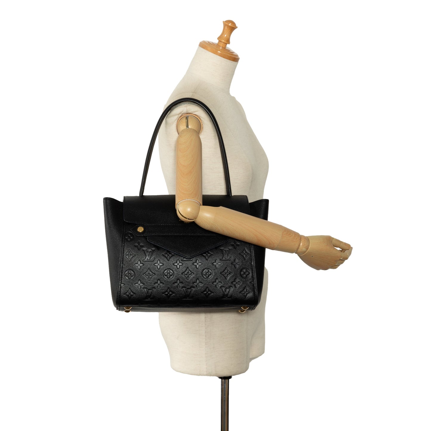 Black Louis Vuitton Monogram Empreinte Trocadero Shoulder Bag