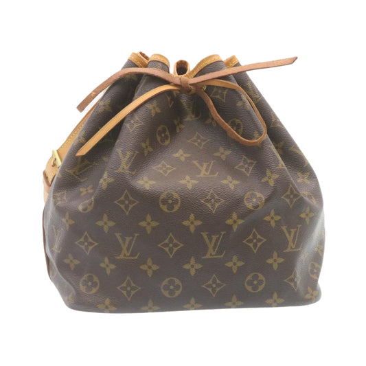 Louis Vuitton Petit Noé  Canvas Shoulder Bag ()