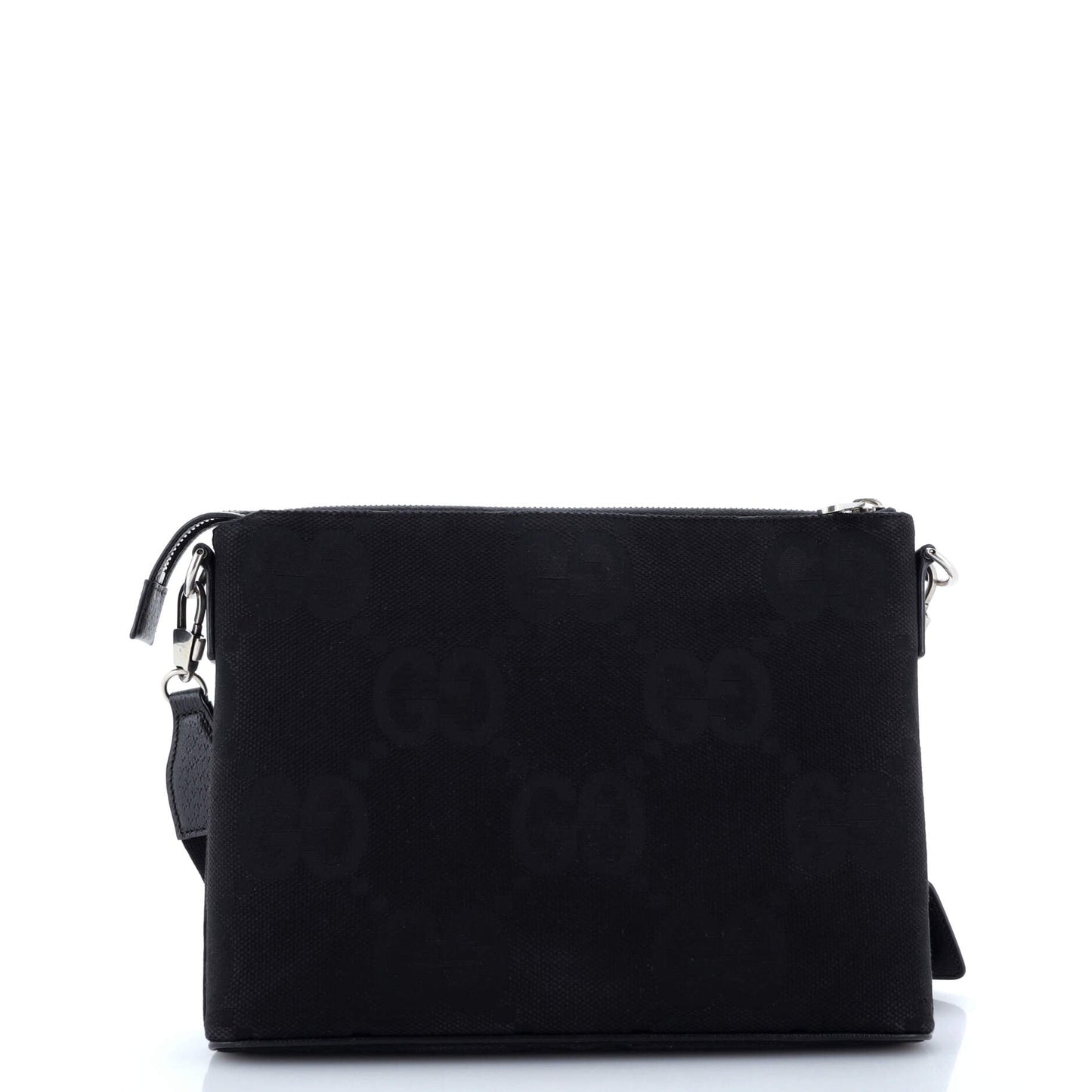 Zip Messenger Bag Jumbo GG Canvas