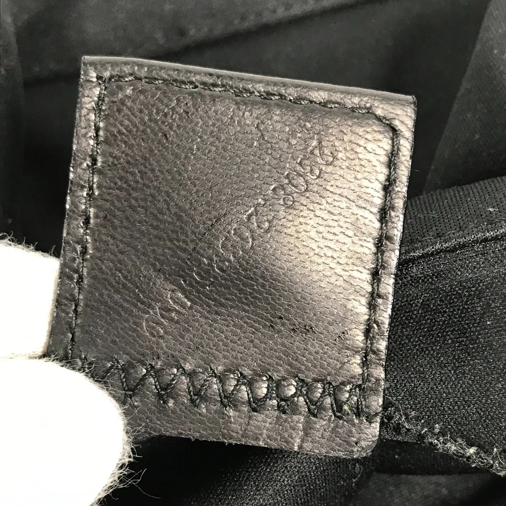 FENDI Shoulder Bag Jersey black vintage Mamma Bucket Women Used