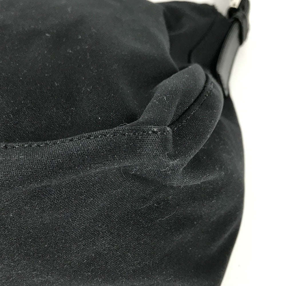 FENDI Shoulder Bag Jersey black vintage Mamma Bucket Women Used