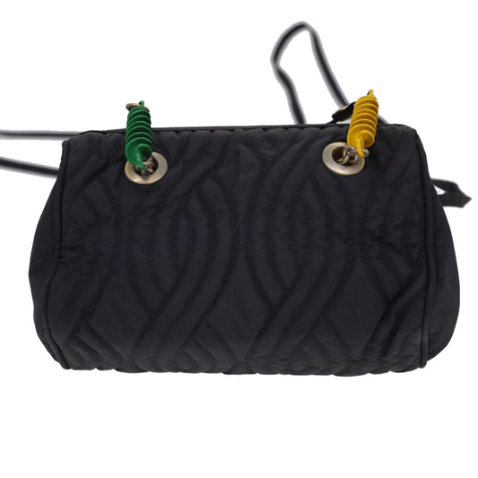 FENDI Shoulder Bag Nylon Black Multicolor  40084