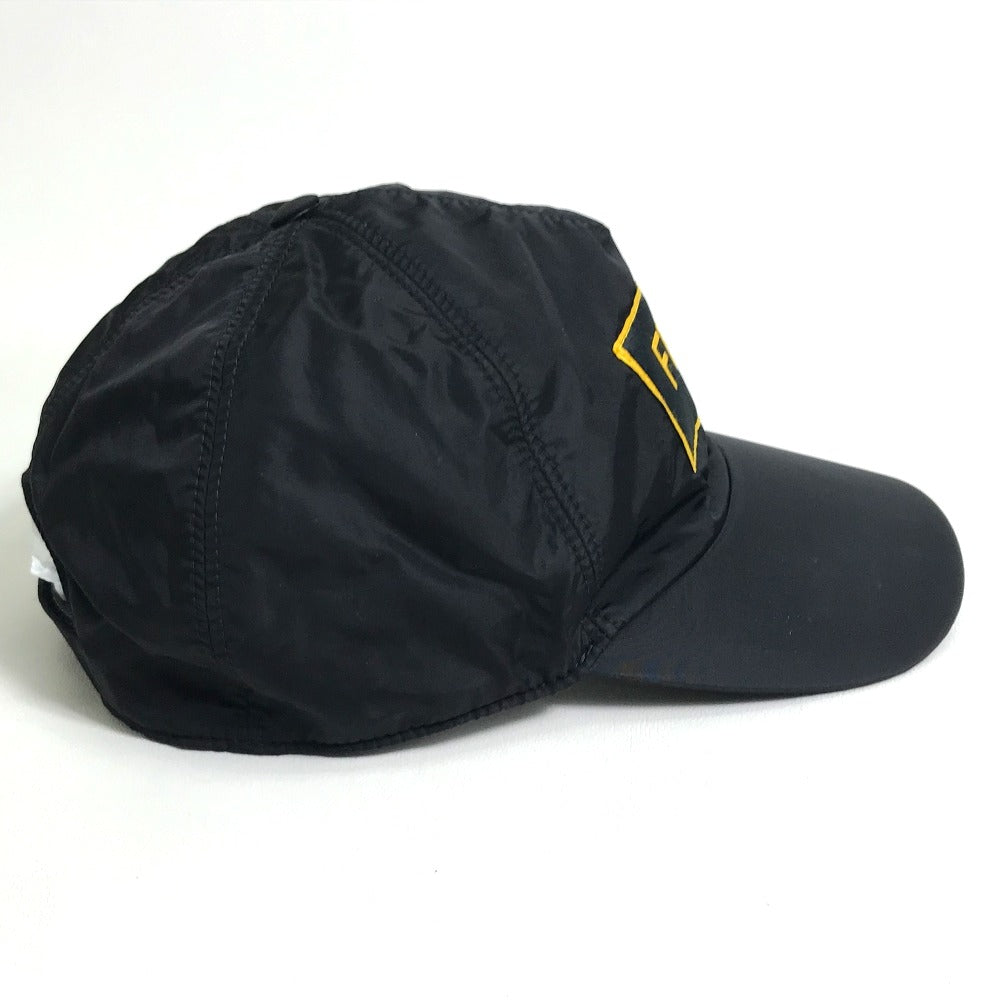 FENDI cap FXQ768 Nylon, Cotton black logo unisex(Unisex) Used