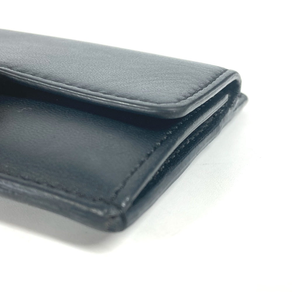 FENDI Card Case 8M0423 leather black name card holder Baguette Card Case Women Used
