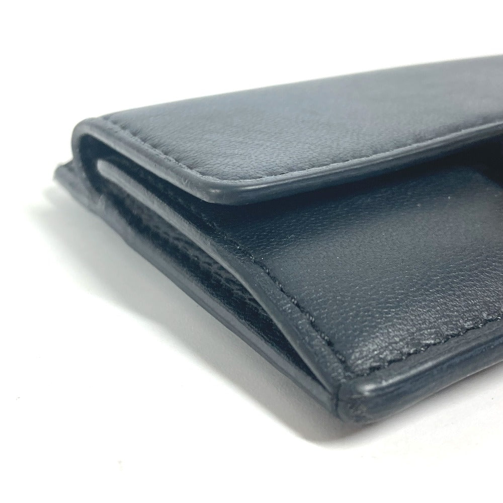 FENDI Card Case 8M0423 leather black name card holder Baguette Card Case Women Used