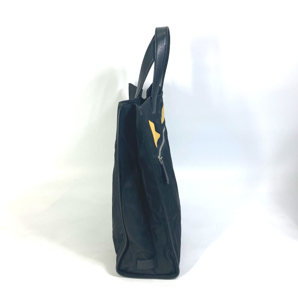 FENDI Tote Bag 7VA367 Nylon black Monster Bugs mens Used
