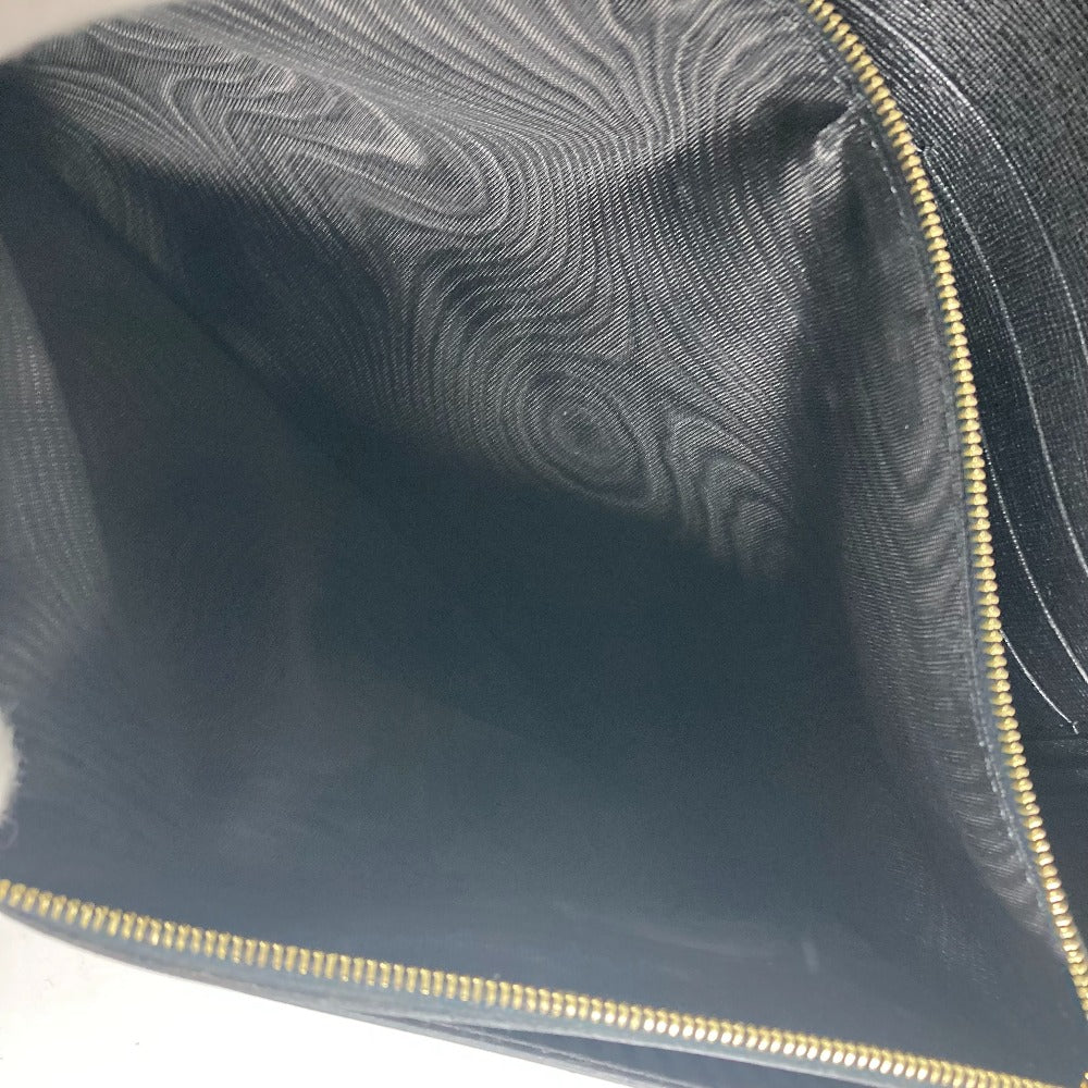 FENDI Clutch bag 8M0312 leather black flap To joule mens Used