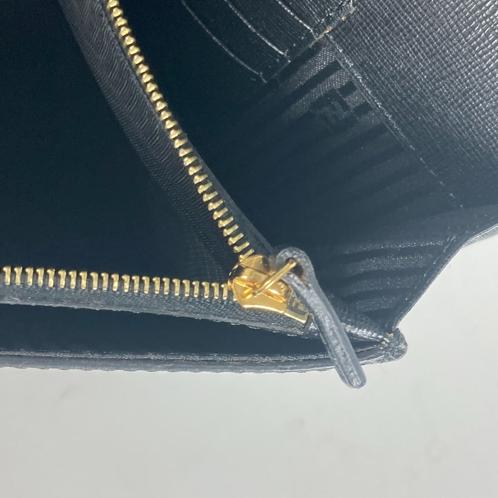 FENDI Clutch bag 8M0312 leather black flap To joule mens Used