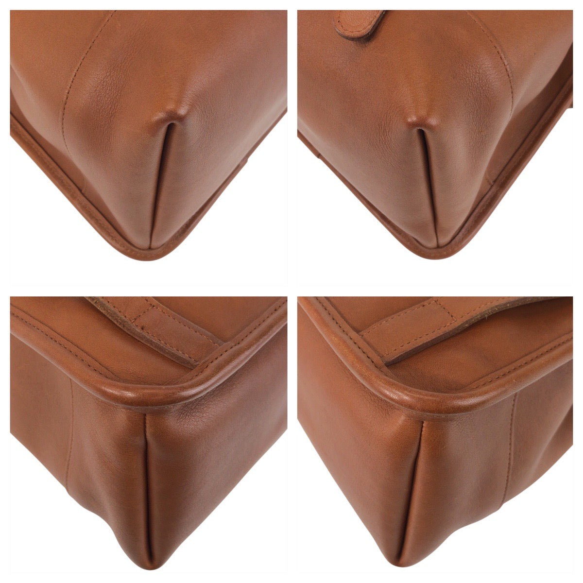 Coach Leather Backpack Brown Gold Hardware