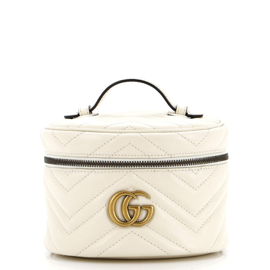 GG Marmont Vanity Backpack Matelasse Leather Mini
