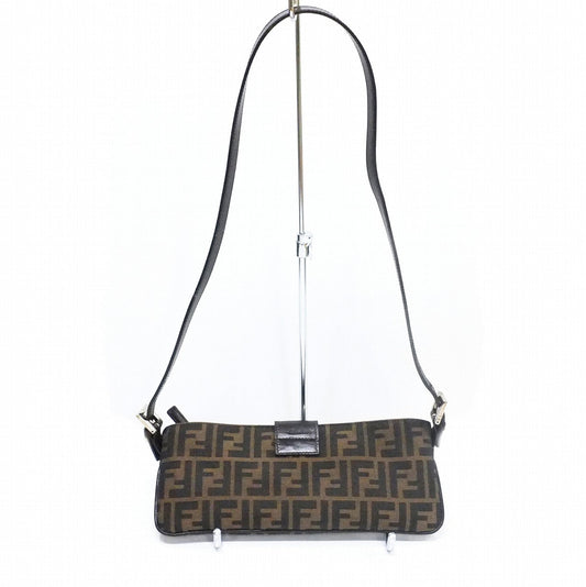 Fendi Zucca Canvas Shoulder Bag - '10s