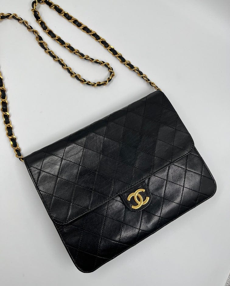 Vintage Black Chanel Flap Bag