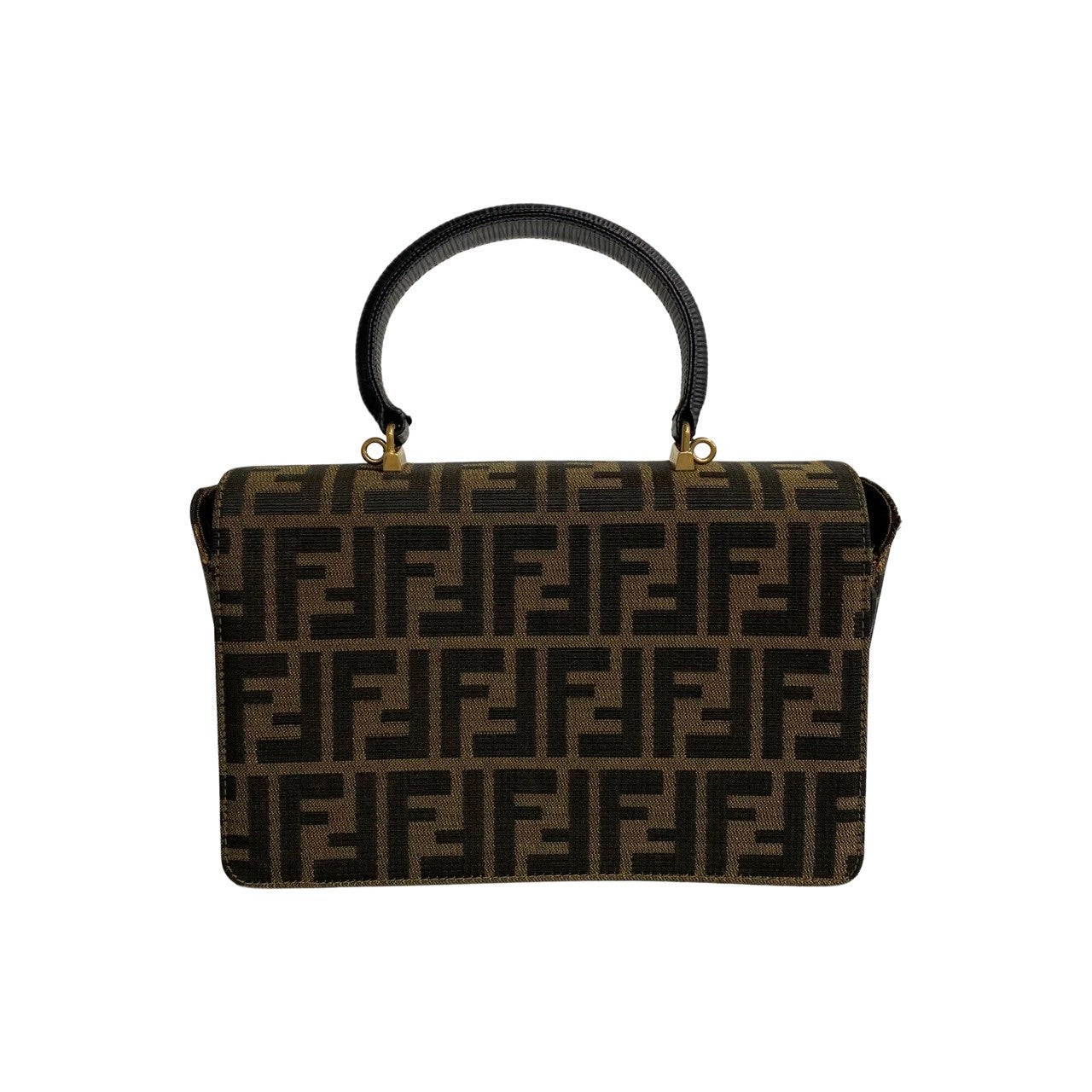 FENDI Shoulder Bag canvas black