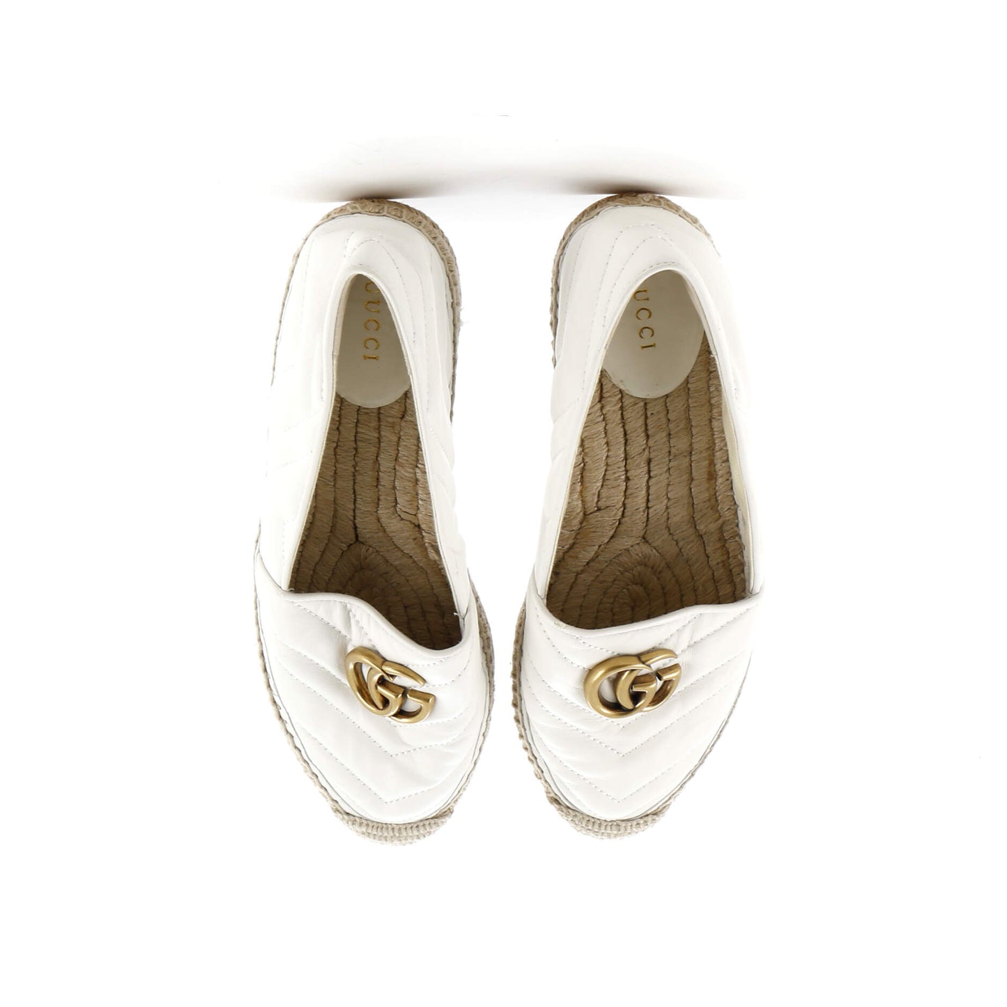 Women's GG Marmont Espadrilles Matelasse Leather