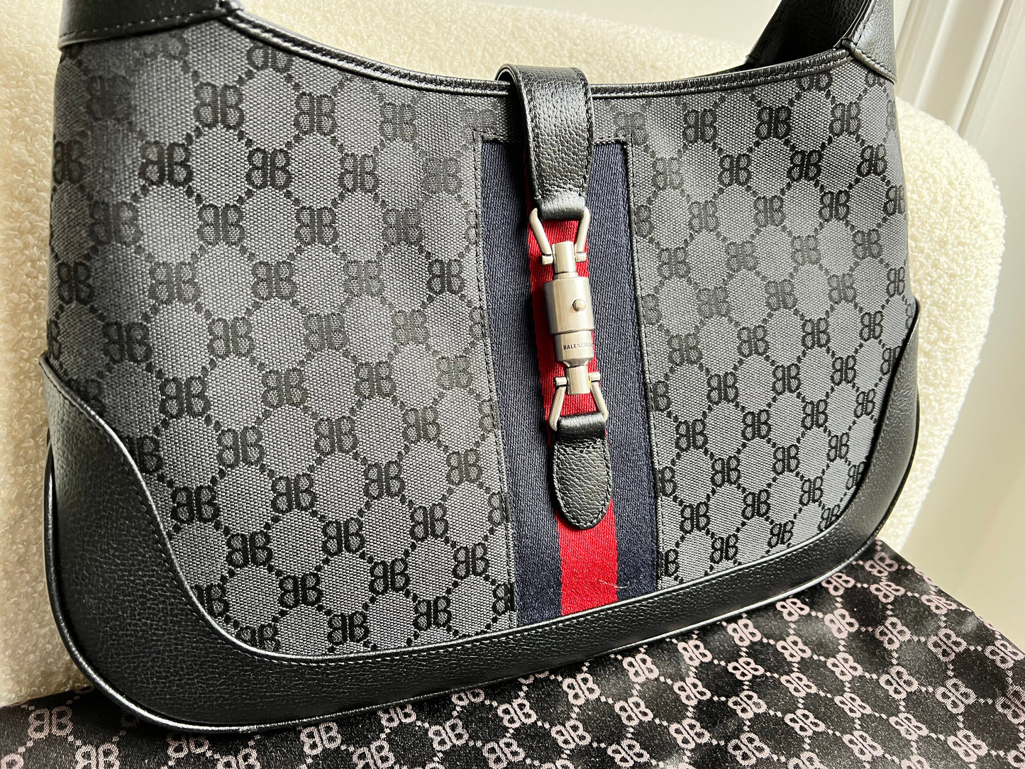 Balenciaga x Gucci Hacker Project Medium Jackie Bag