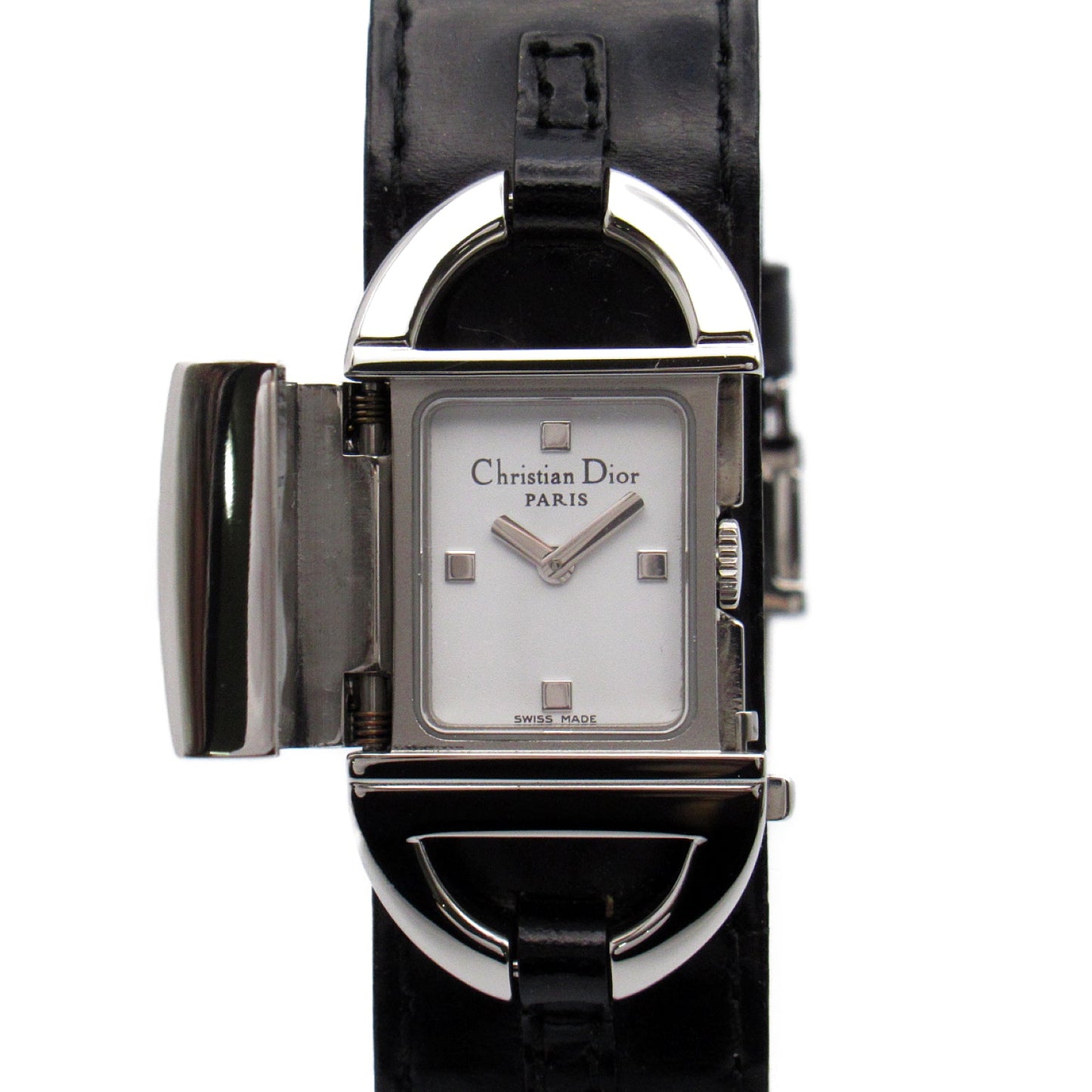 Dior Dior Panthera  Watch Stainless Steel Leather Belt  White D78-100