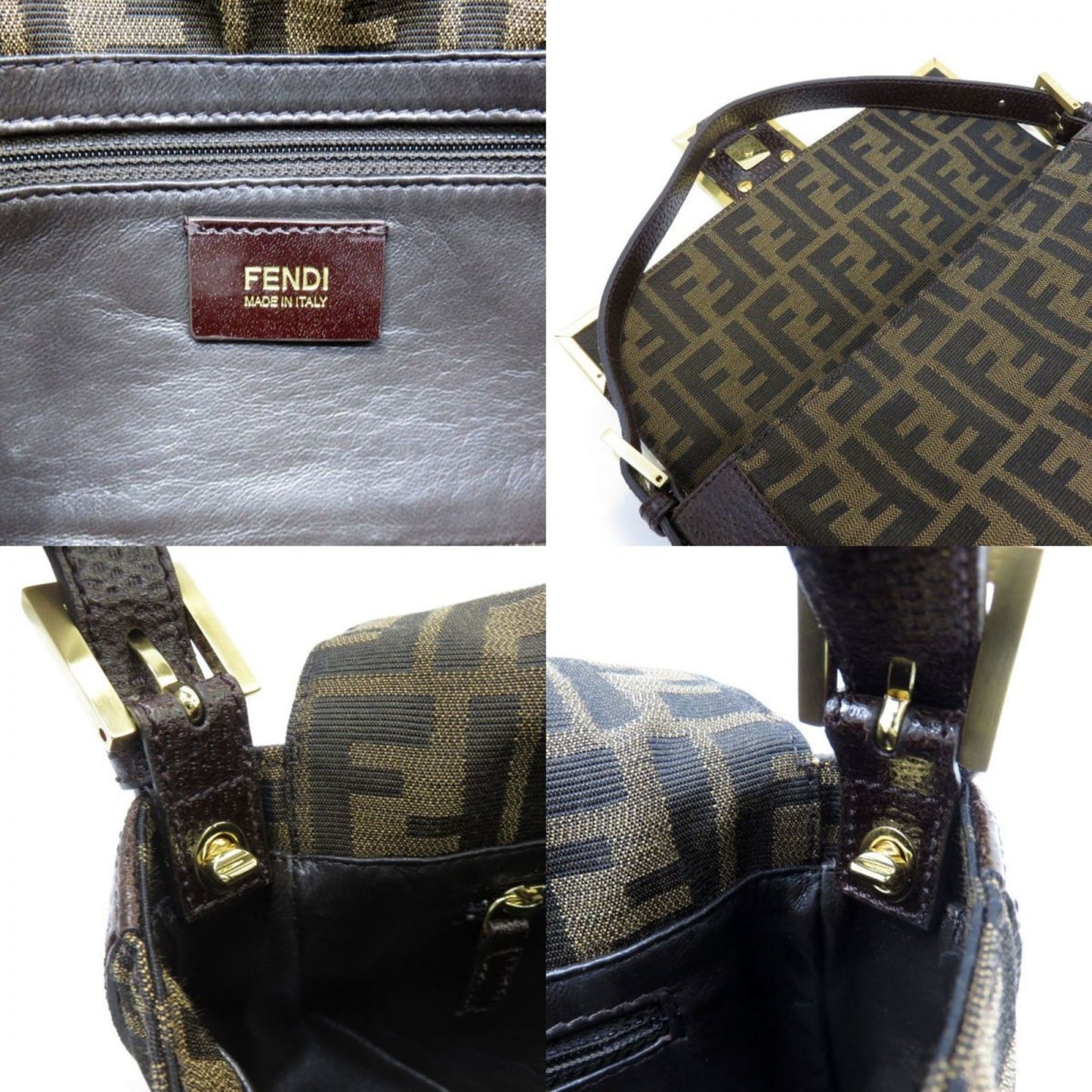 Fendi Zucca Shoulder Bag - '10s