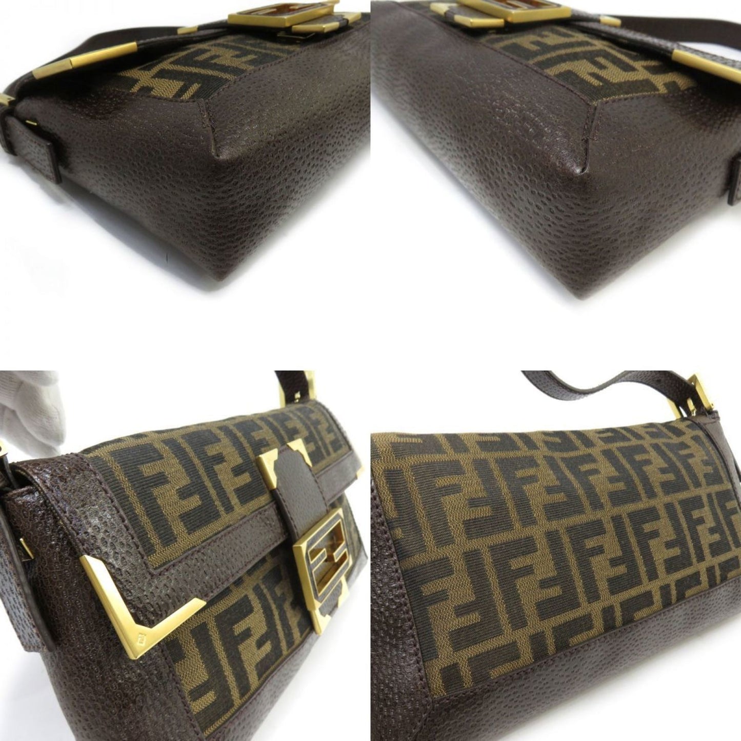 Fendi Zucca Shoulder Bag - '10s