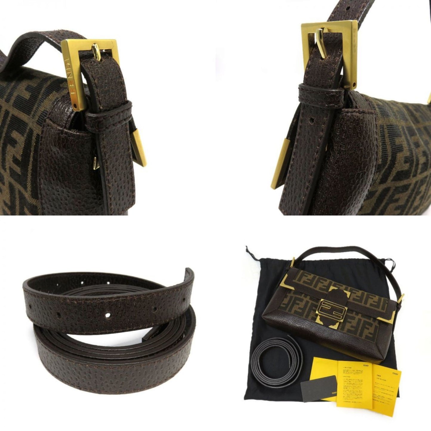 Fendi Zucca Shoulder Bag - '10s