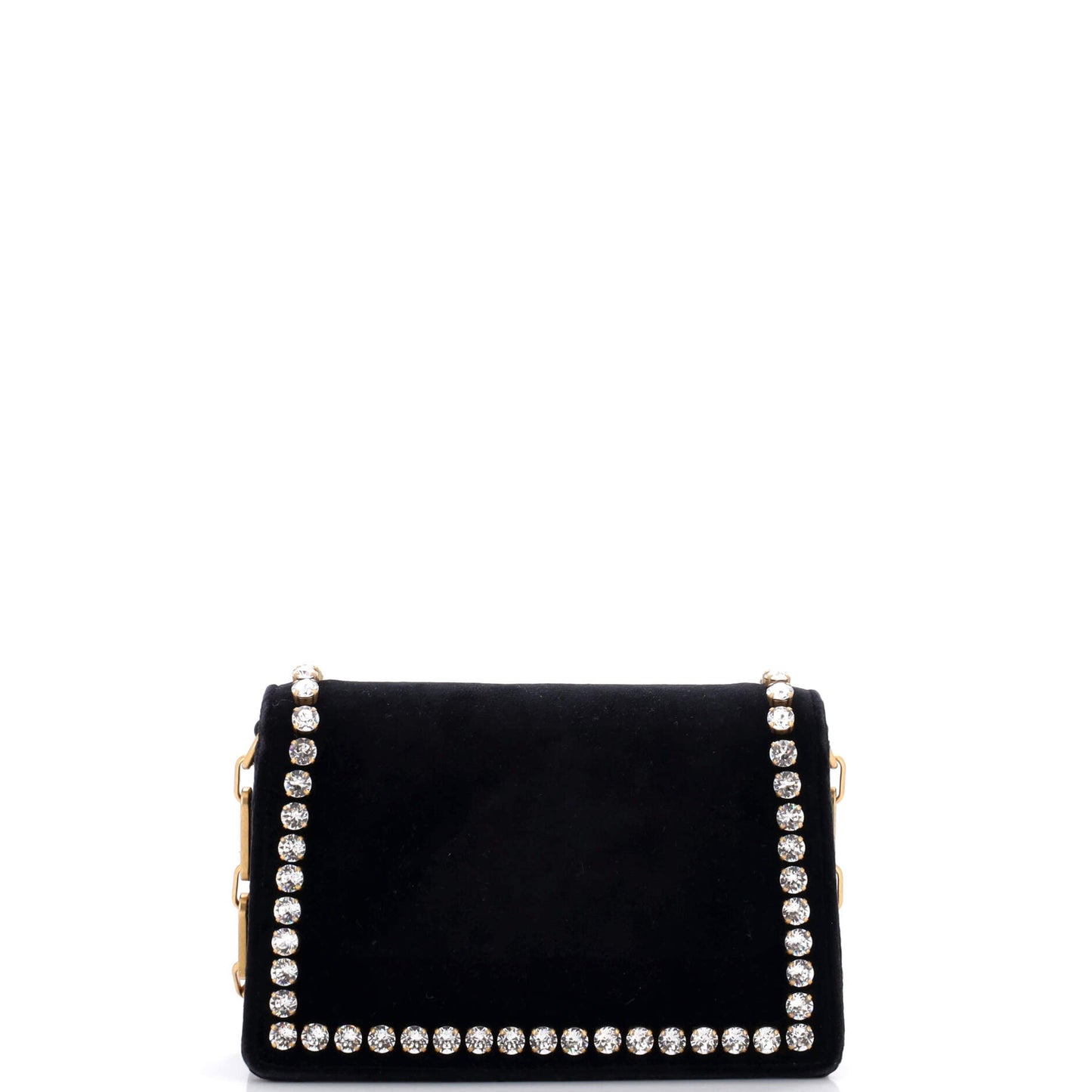 Broadway Pearly Bee Shoulder Bag Crystal Embellished Velvet Mini