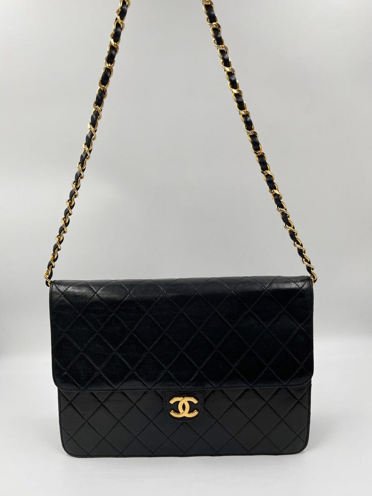 Vintage Black Chanel Flap Bag