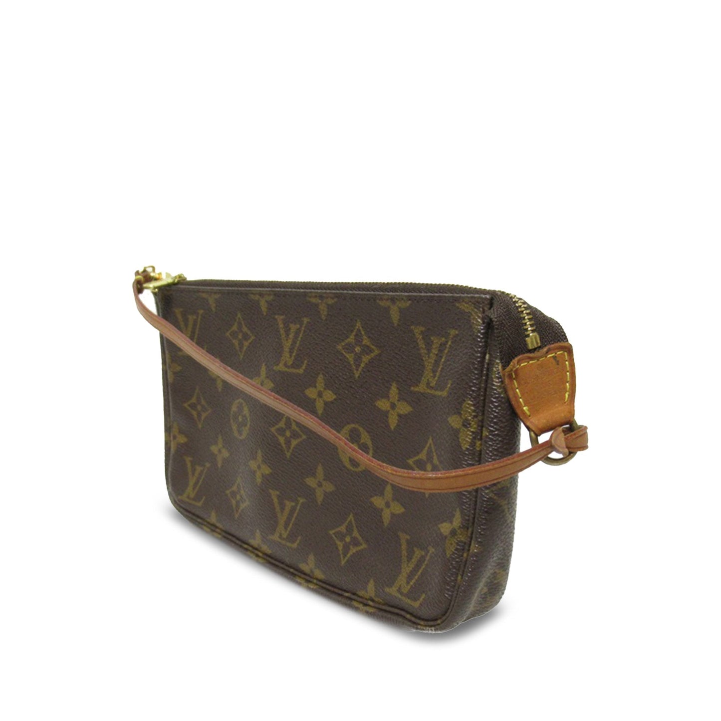 Brown Louis Vuitton Monogram Pochette Accessoires Shoulder Bag