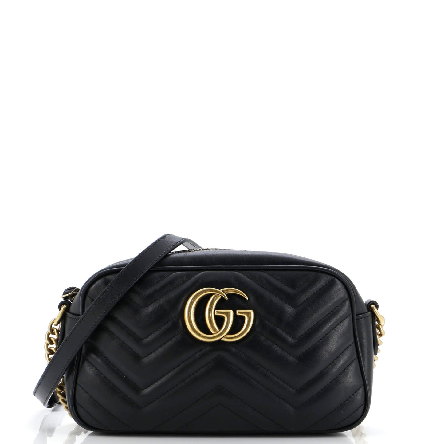 GG Marmont Shoulder Bag Matelasse Leather Small