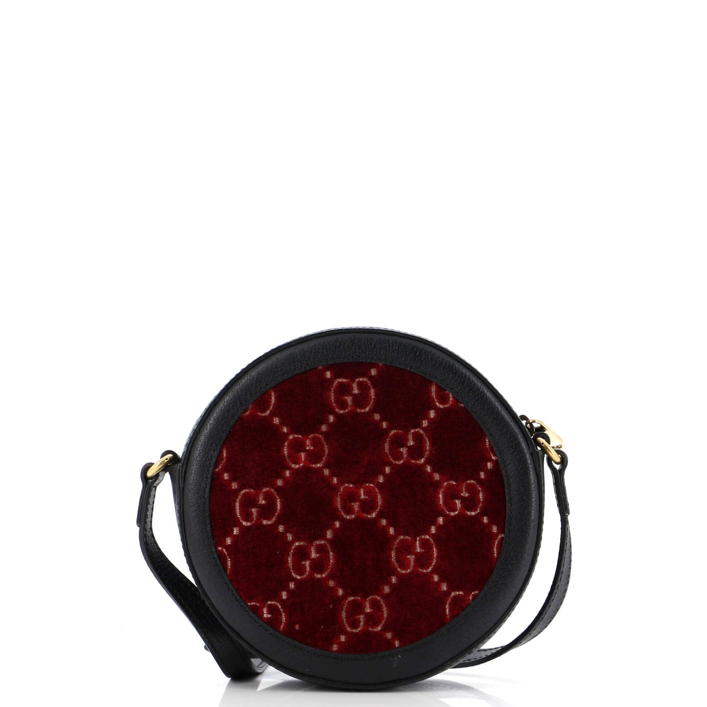 Ophidia Round Shoulder Bag GG Velvet Mini