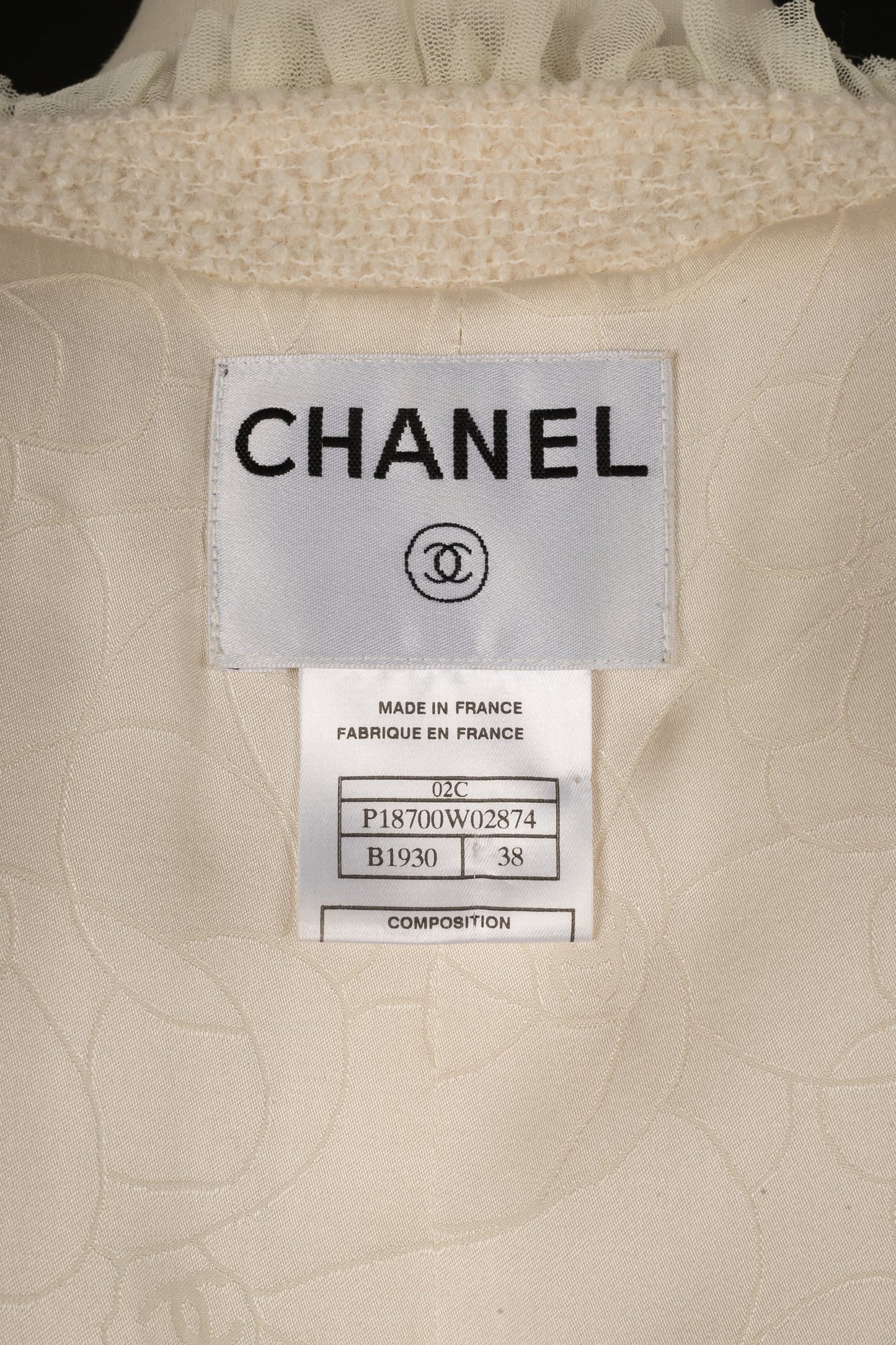 Veste Chanel Croisière 2002