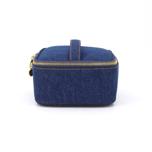 Chanel Blue Denim - Jeans Vanity clutch bag
