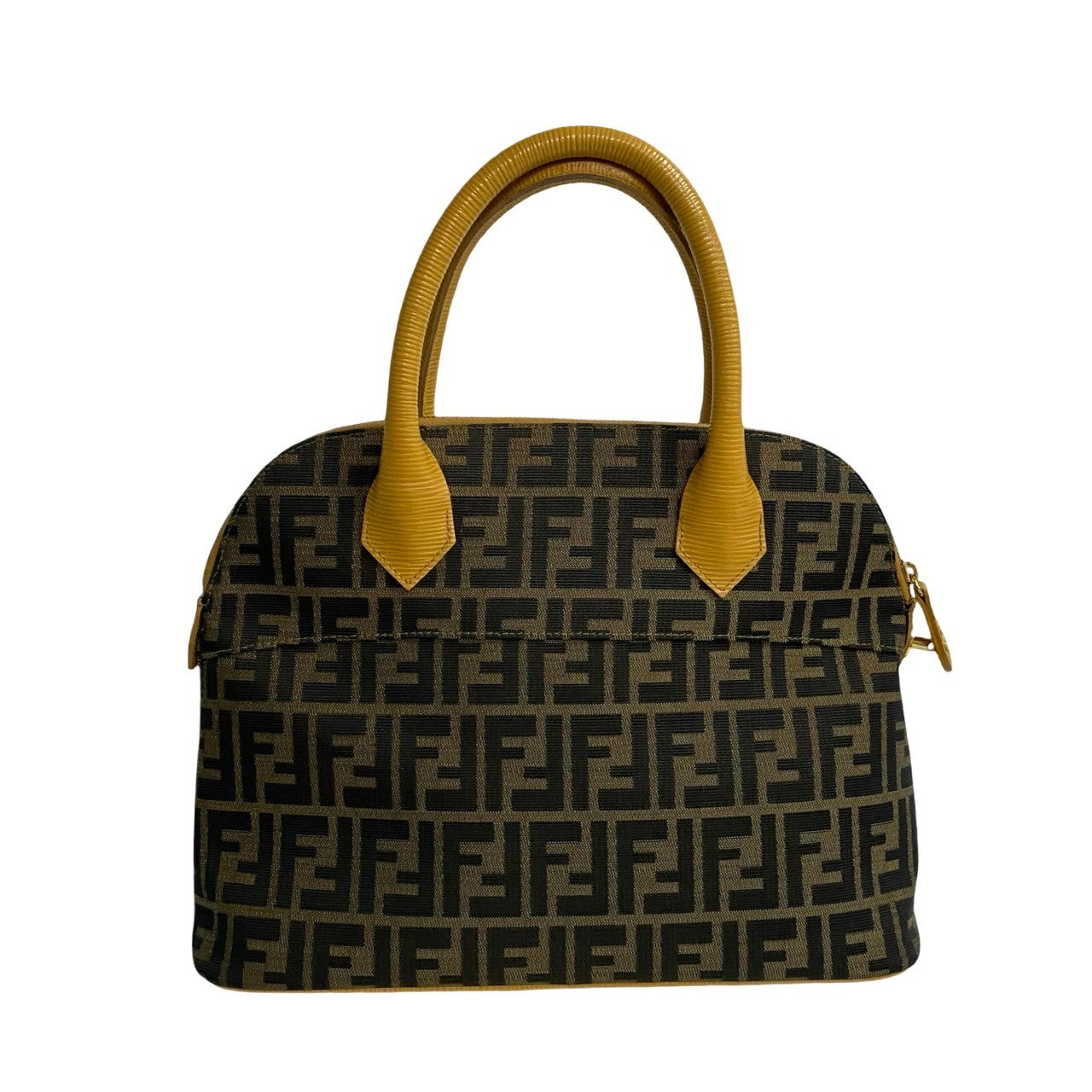 FENDI Shoulder Bag canvas Brown