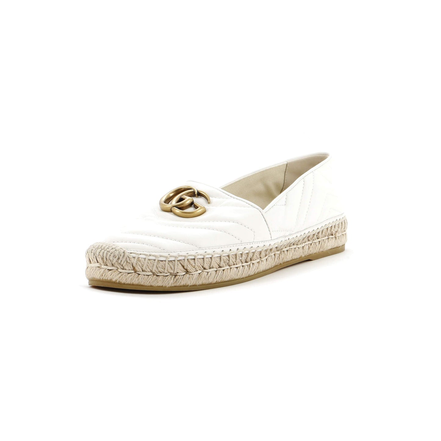 Women's GG Marmont Espadrilles Matelasse Leather