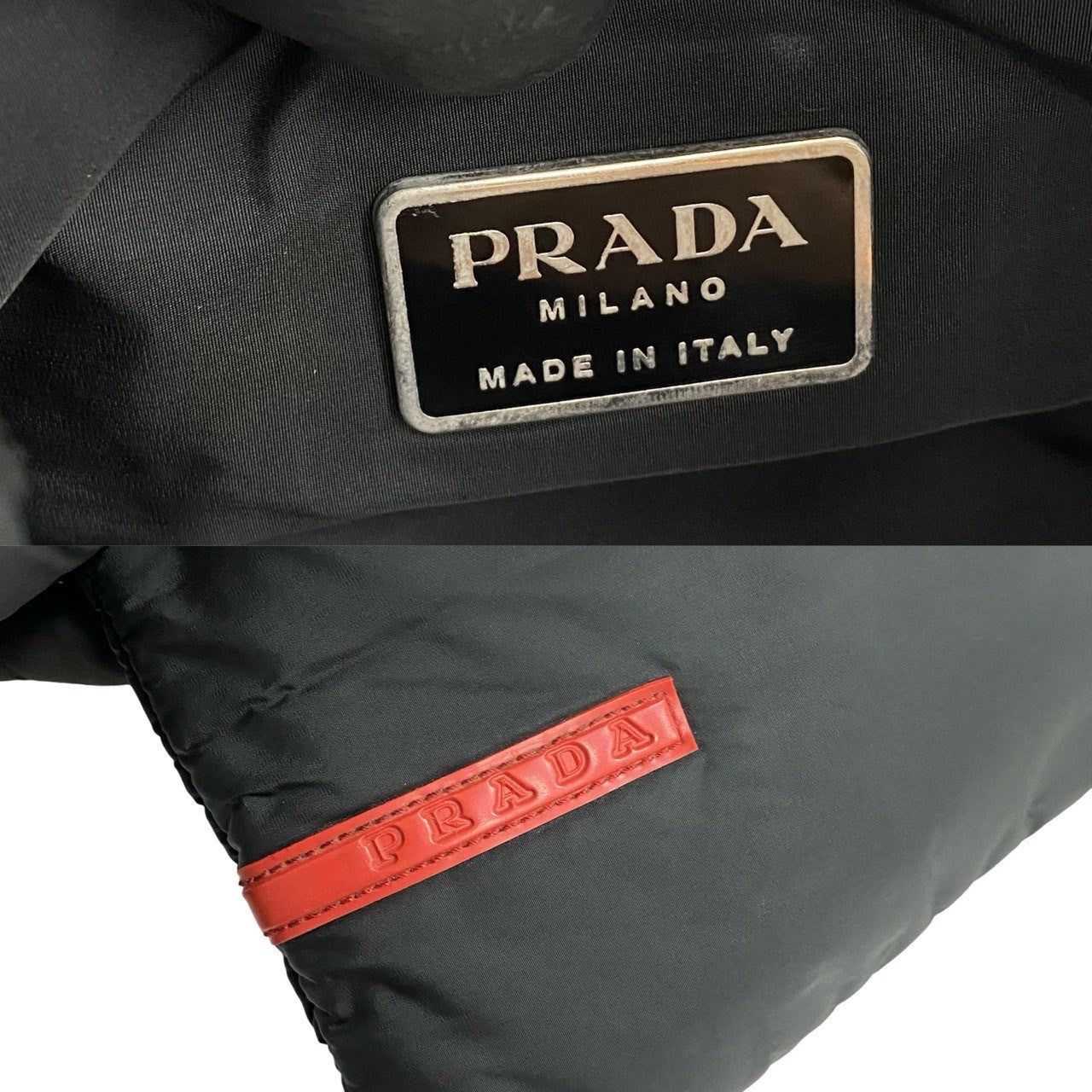 PRADA Shoulder Bag Nylon black PRADA Sports