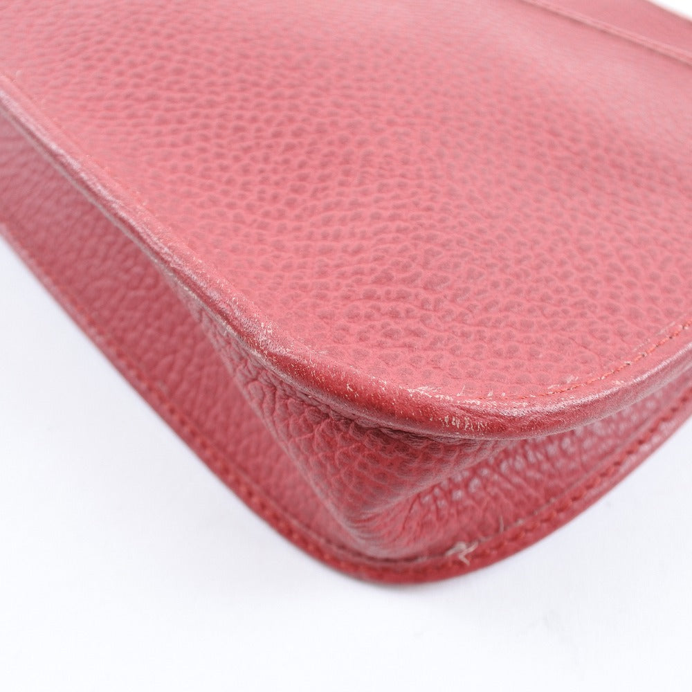 Christian Dior Clutch bag leather Red Women Used