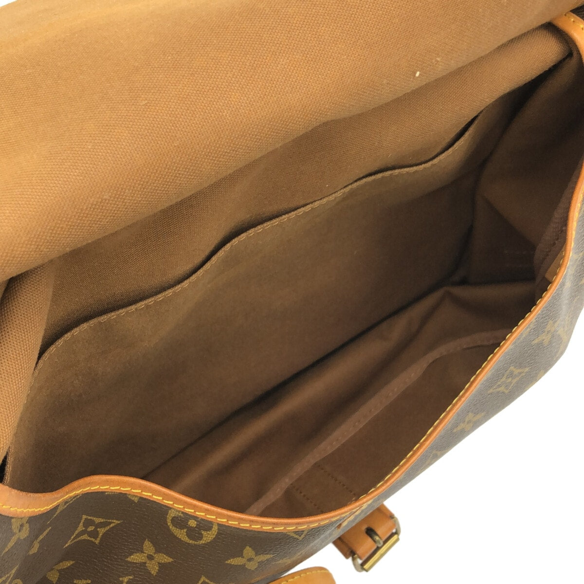 Louis Vuitton Saumur 35  Canvas Shoulder Bag ()