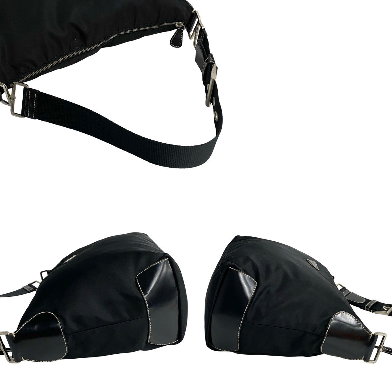 PRADA Shoulder Bag Nylon black