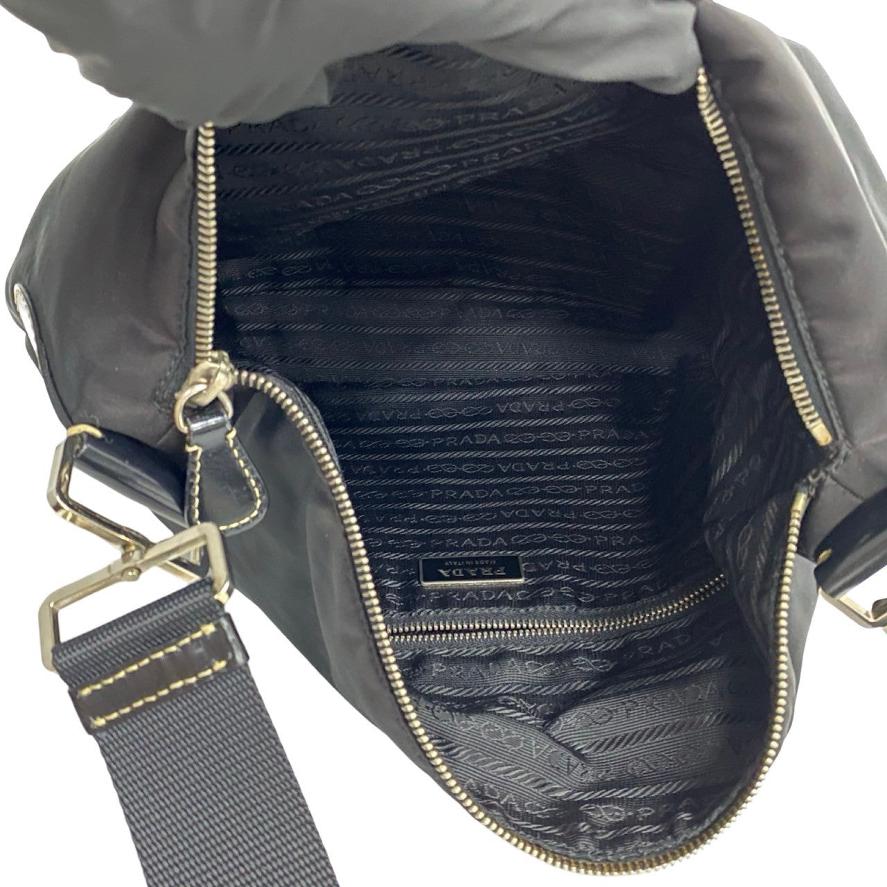 PRADA Shoulder Bag Nylon black