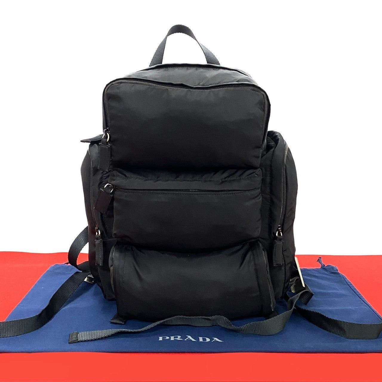 PRADA Backpack Nylon black