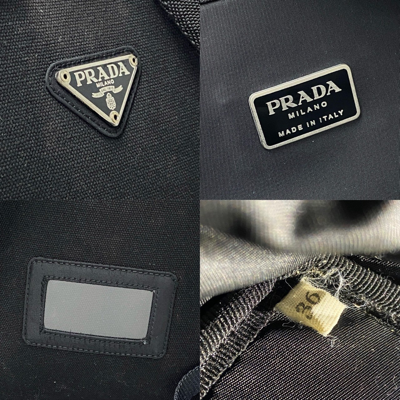 PRADA Backpack Nylon black