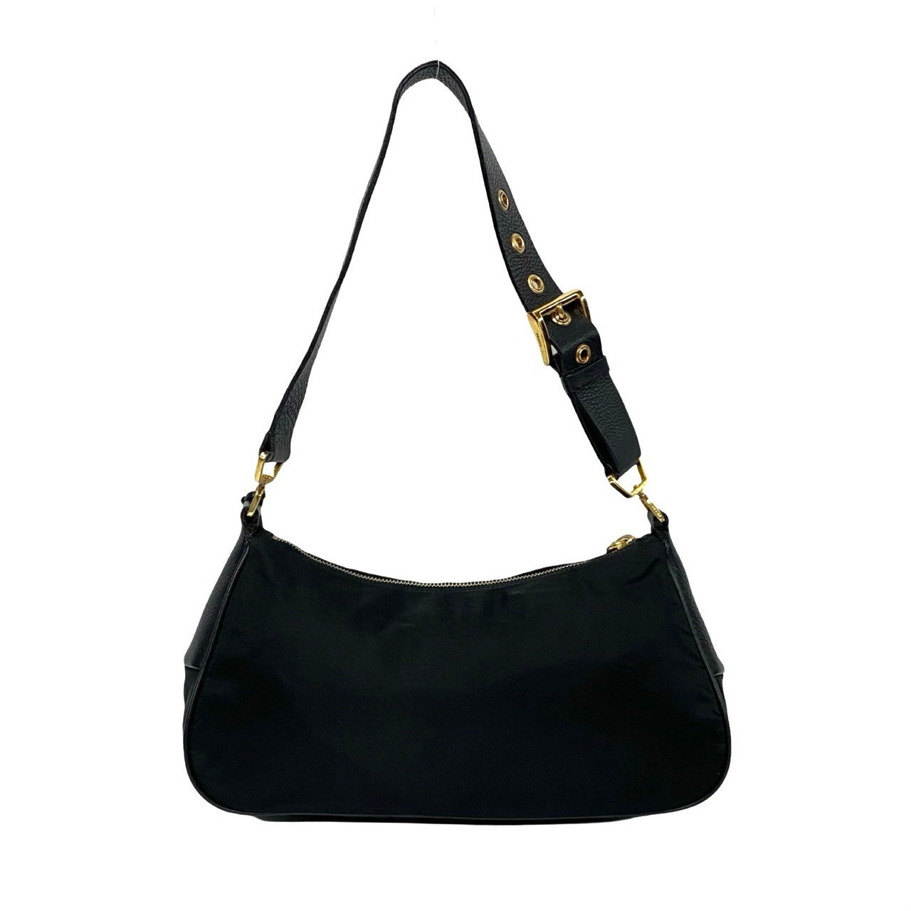 PRADA Shoulder Bag leather black