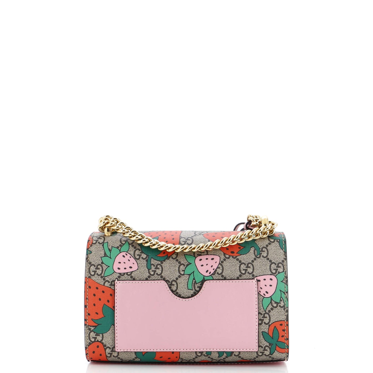 Padlock Shoulder Bag Printed GG Coated Canvas Small