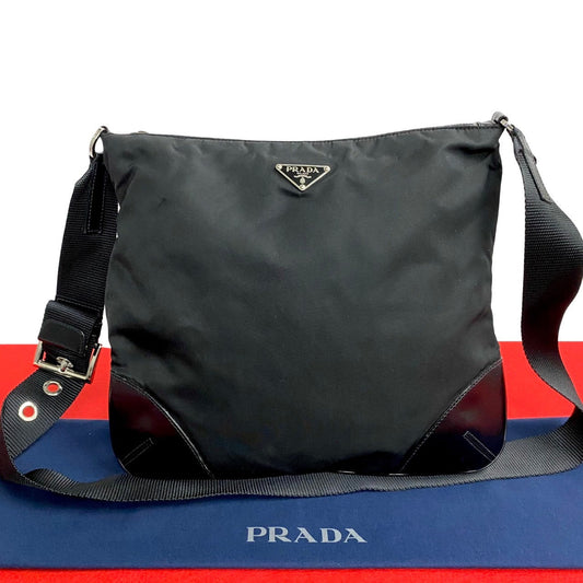 PRADA Shoulder Bag Nylon black