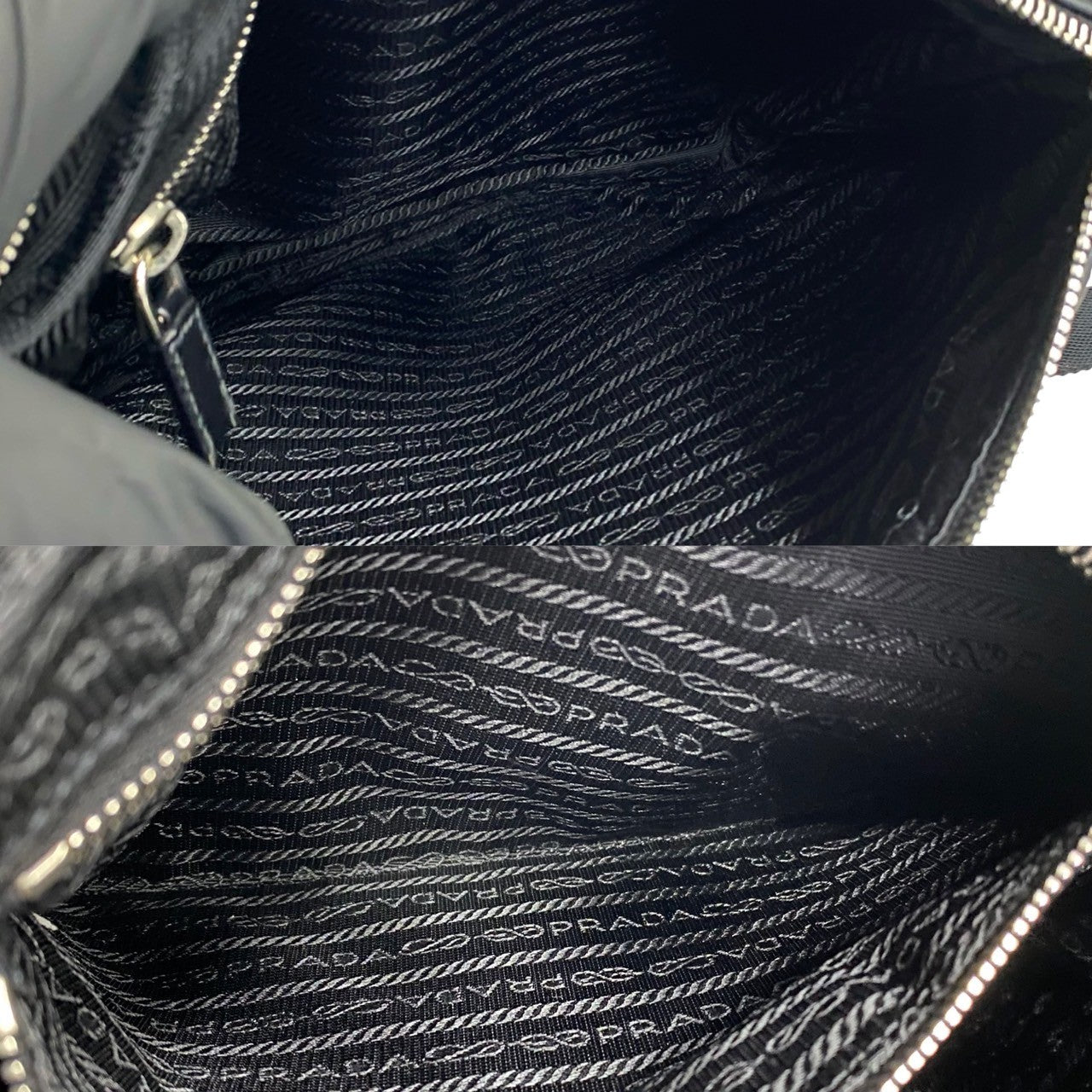 PRADA Shoulder Bag Nylon black