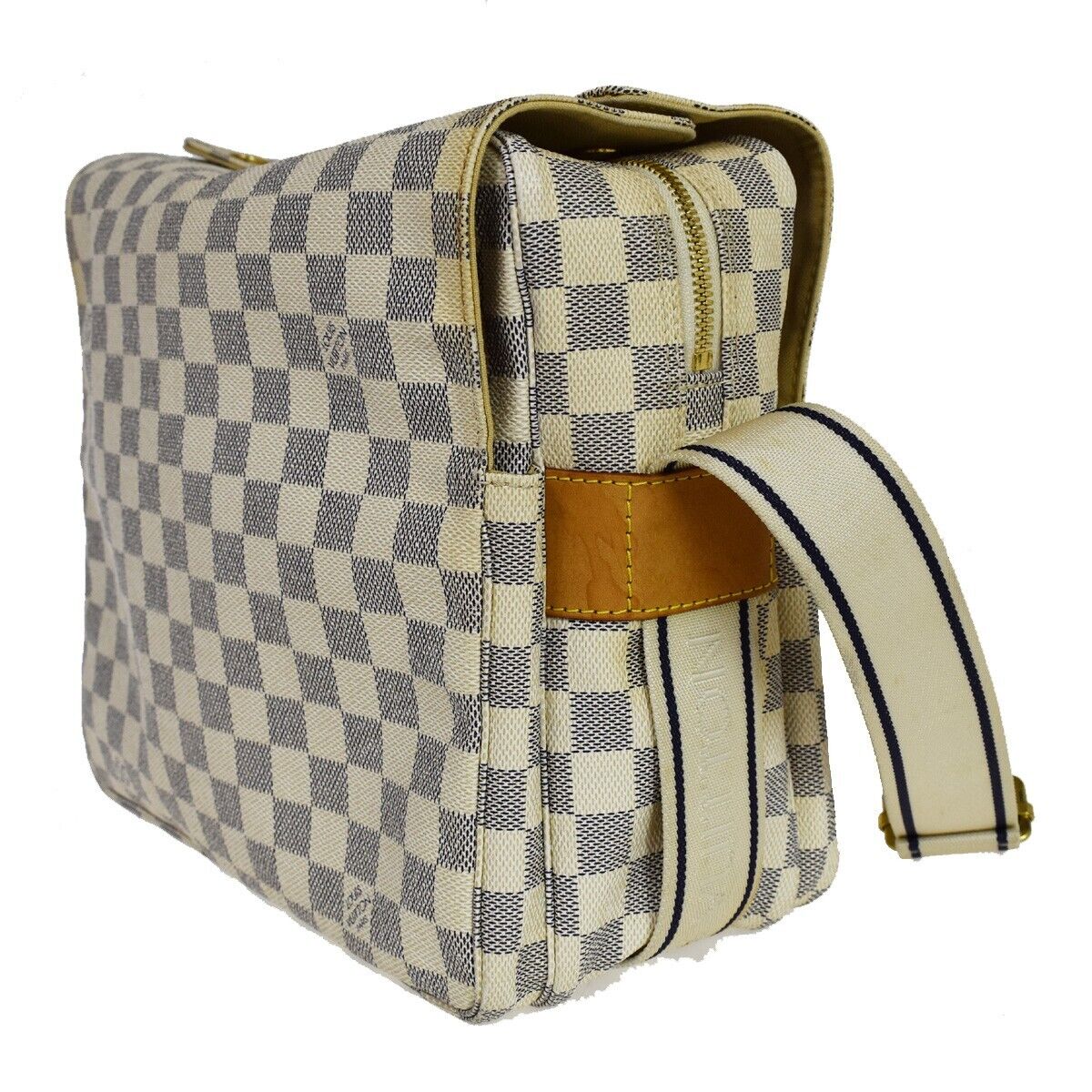 Louis Vuitton Naviglio  Canvas Shoulder Bag ()