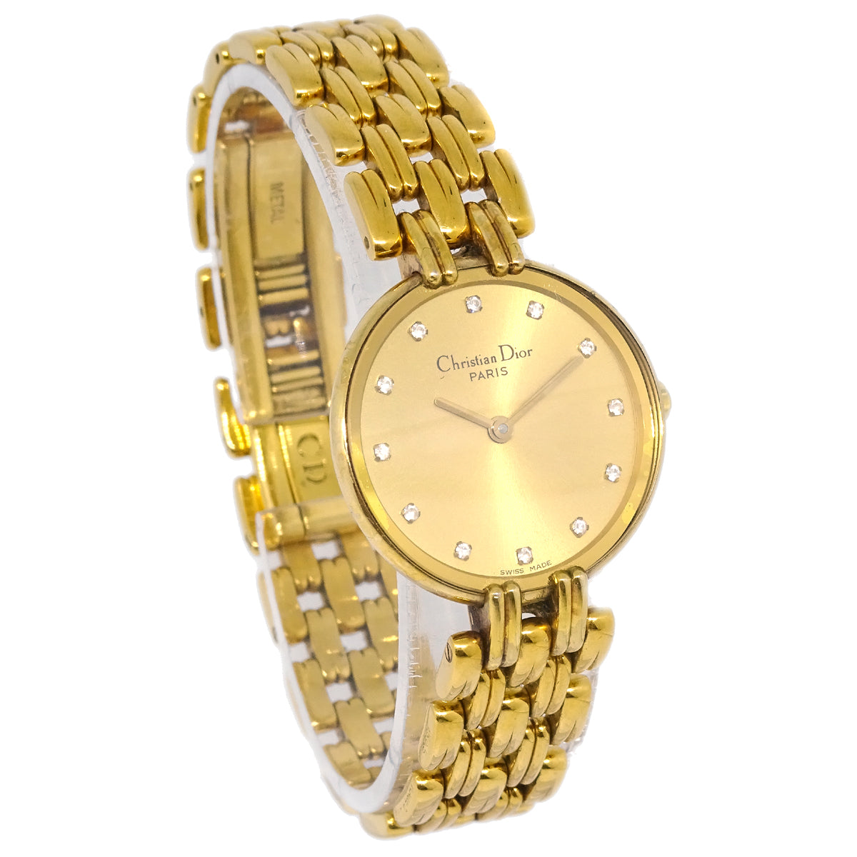 Christian Dior D44-155 Bagheera Watch Gold