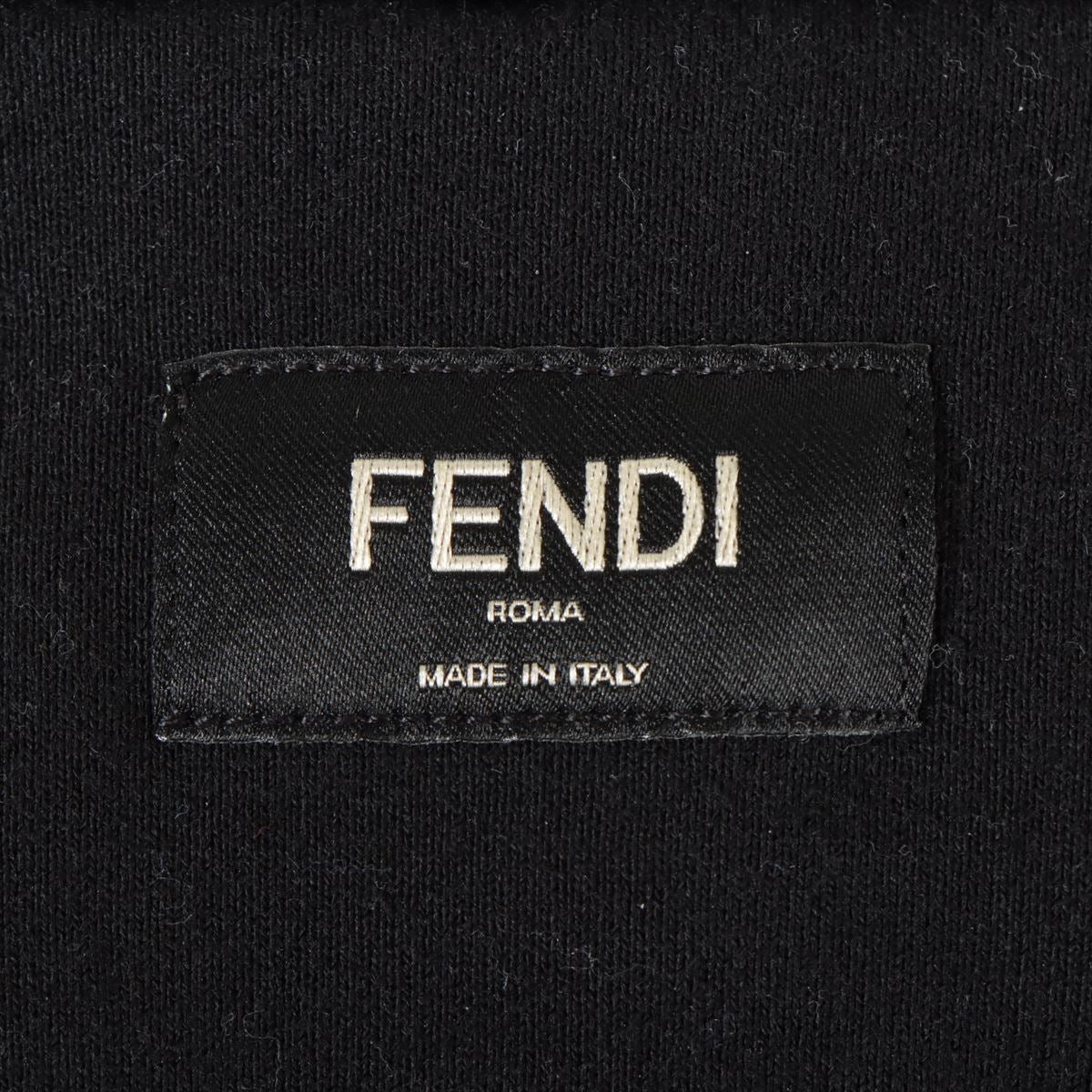 Fendi 21 Year Cotton Parker L  Black Multicolor FY0984