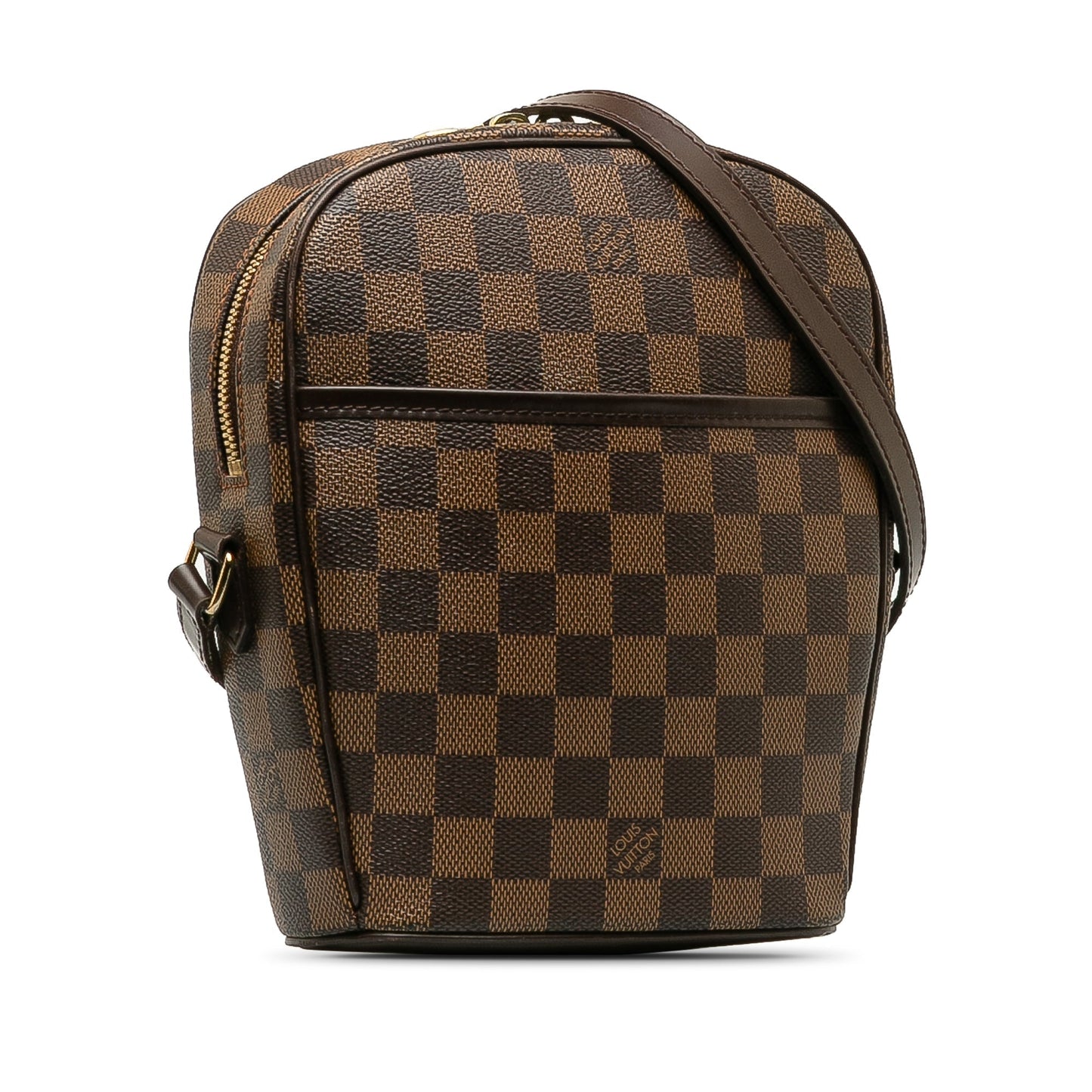 Brown Louis Vuitton Damier Ebene Ipanema PM Crossbody Bag