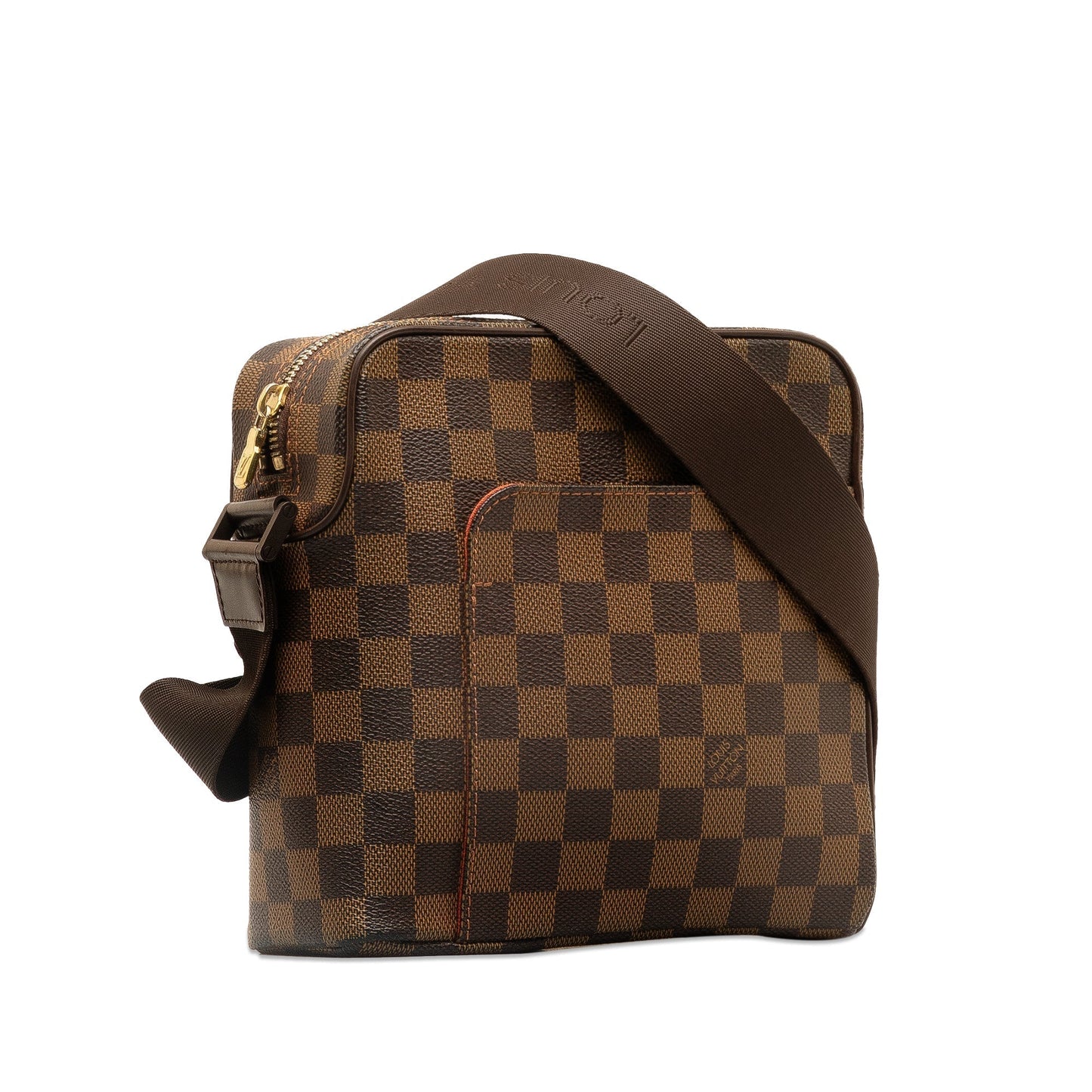 Brown Louis Vuitton Damier Ebene Olav PM Crossbody Bag