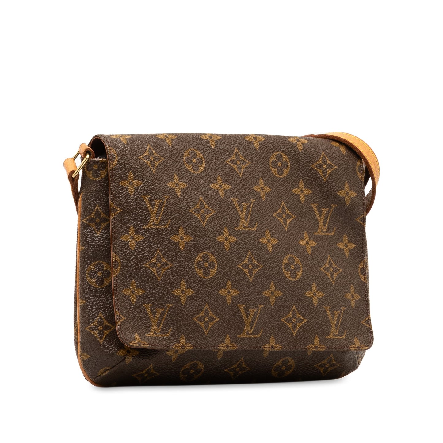 Brown Louis Vuitton Monogram Musette Tango Short Strap Shoulder Bag