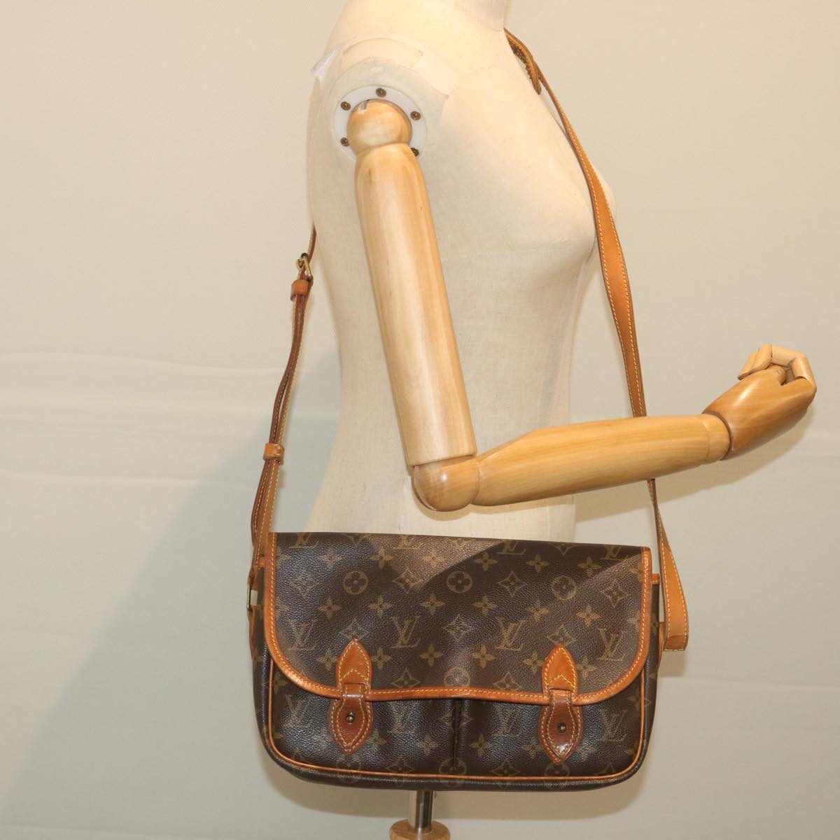 Louis Vuitton Gibeciere  Canvas Shoulder Bag ()